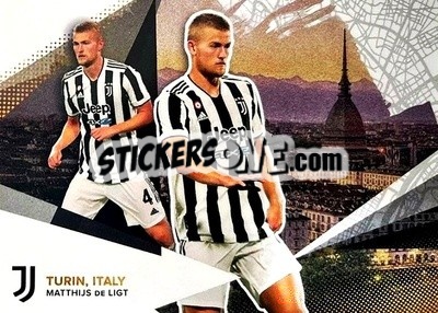 Sticker Matthijs de Ligt - Juventus 2021-2022 - Topps