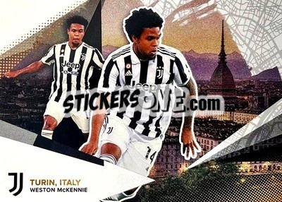 Figurina Weston McKennie - Juventus 2021-2022 - Topps