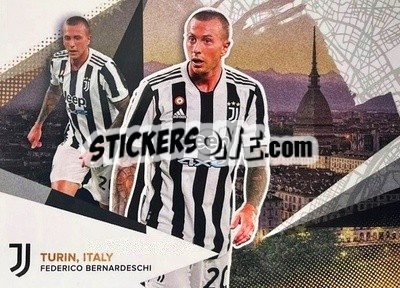 Sticker Federico Bernardeschi - Juventus 2021-2022 n. 33 - Topps