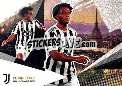 Sticker Juan Cuadrado - Juventus 2021-2022 - Topps