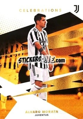 Sticker Álvaro Morata - Juventus 2021-2022 n. 39 - Topps