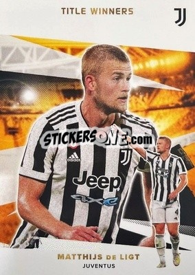 Sticker Matthijs de Ligt - Juventus 2021-2022 n. 42 - Topps