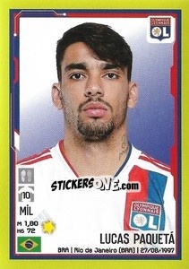 Sticker Lucas Paqueta - FOOT 2021-2022 n. 184 - Panini