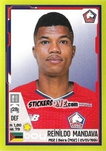 Sticker Reinildo Mandava - FOOT 2021-2022 n. 131 - Panini