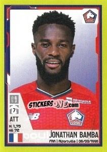 Sticker Jonathan Bamba - FOOT 2021-2022 n. 138 - Panini