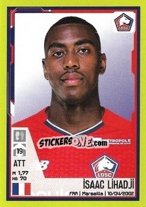Sticker Isaac Lihadji - FOOT 2021-2022 n. 140 - Panini