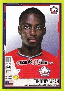 Sticker Timothy Weah - FOOT 2021-2022 - Panini