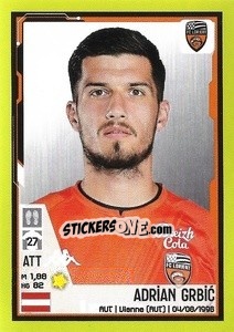 Sticker Adrian Grbic - FOOT 2021-2022 - Panini