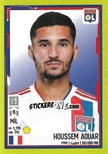 Sticker Houssem Aouar - FOOT 2021-2022 n. 180 - Panini