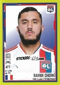 Sticker Rayan Cherki - FOOT 2021-2022 n. 185 - Panini