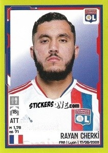 Figurina Rayan Cherki - FOOT 2021-2022 - Panini