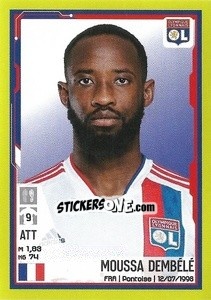 Sticker Moussa Dembélé - FOOT 2021-2022 n. 186 - Panini