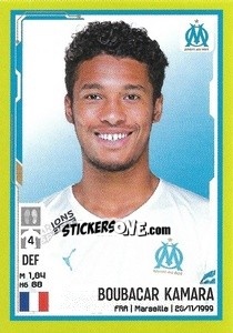 Sticker Boubacar Kamara - FOOT 2021-2022 n. 200 - Panini