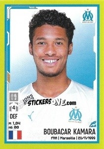 Cromo Boubacar Kamara - FOOT 2021-2022 - Panini