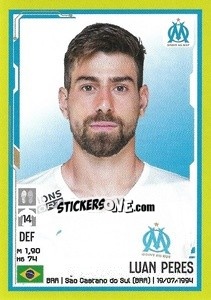 Sticker Luan Peres - FOOT 2021-2022 n. 202 - Panini