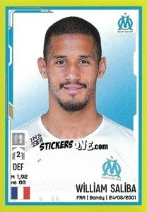 Sticker William Saliba - FOOT 2021-2022 n. 203 - Panini