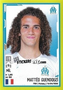 Sticker Mattéo Guendouzi - FOOT 2021-2022 n. 205 - Panini