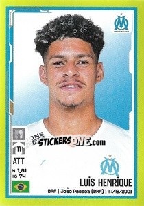 Sticker Luis Henrique - FOOT 2021-2022 n. 212 - Panini