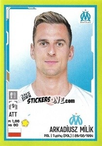 Sticker Arkadiusz Milik - FOOT 2021-2022 n. 213 - Panini