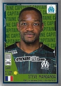 Sticker Steve Mandanda (Capitaine) - FOOT 2021-2022 n. 216 - Panini