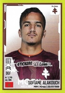 Sticker Sofiane Alakouch - FOOT 2021-2022 - Panini