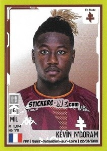 Cromo Kévin N'Doram - FOOT 2021-2022 - Panini