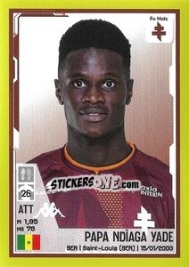 Figurina Pape Ndiaga Yade - FOOT 2021-2022 - Panini