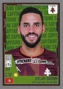 Cromo Dylan Bronn (Capitaine) - FOOT 2021-2022 - Panini