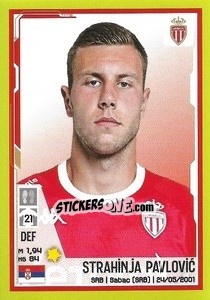 Sticker Strahinja Pavlovic - FOOT 2021-2022 n. 252 - Panini