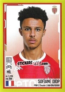 Sticker Sofiane Diop - FOOT 2021-2022 n. 254 - Panini