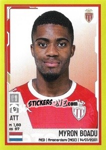 Figurina Myron Boadu - FOOT 2021-2022 - Panini