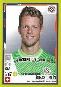 Figurina Jonas Omlin - FOOT 2021-2022 - Panini