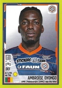 Sticker Ambroise Oyongo - FOOT 2021-2022 - Panini