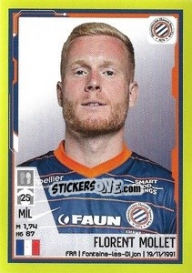 Sticker Florent Mollet - FOOT 2021-2022 - Panini