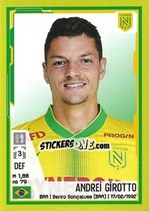 Sticker Andrei Girotto - FOOT 2021-2022 - Panini