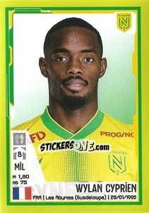 Sticker Wylan Cyprien - FOOT 2021-2022 n. 302 - Panini