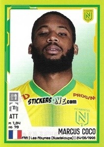 Sticker Marcus Coco - FOOT 2021-2022 n. 306 - Panini