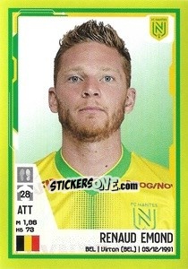 Cromo Renaud Emond - FOOT 2021-2022 n. 308 - Panini