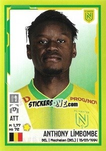 Cromo Anthony Limbombe - FOOT 2021-2022 - Panini