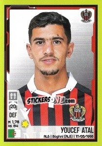 Sticker Youcef Atal - FOOT 2021-2022 n. 318 - Panini