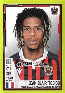 Sticker Jean-Clair Todibo - FOOT 2021-2022 n. 323 - Panini