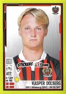 Sticker Kasper Dolberg - FOOT 2021-2022 n. 331 - Panini