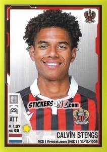 Sticker Calvin Stengs - FOOT 2021-2022 - Panini