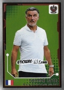 Sticker Christophe Galtier (Coach) - FOOT 2021-2022 - Panini