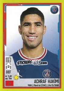 Cromo Achraf Hakimi - FOOT 2021-2022 - Panini