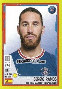 Sticker Sergio Ramos - FOOT 2021-2022 n. 347 - Panini