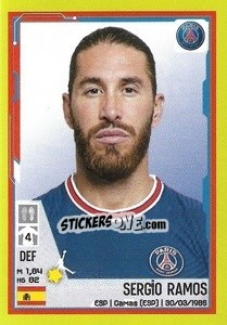 Figurina Sergio Ramos - FOOT 2021-2022 - Panini