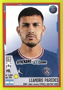 Cromo Leandro Paredes - FOOT 2021-2022 - Panini