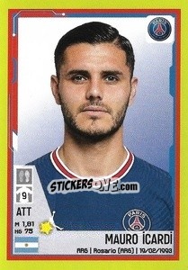 Sticker Mauro Icardi - FOOT 2021-2022 n. 355 - Panini