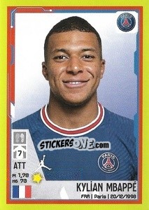 Sticker Kylian Mbappé - FOOT 2021-2022 n. 356 - Panini